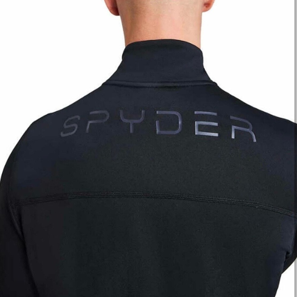 Spyder Active Men's Quarter Zip Long Sleeve‎ Athletic Fit Shirt XL Performance - Picture 4 of 16